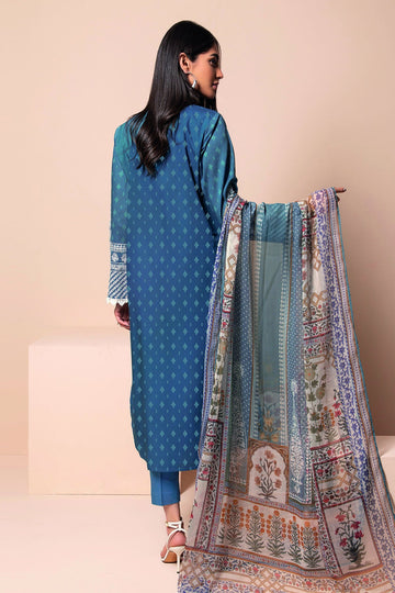 B22113 Blue Khaadi Online Spring Summer 2022